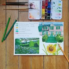 Mon projet du cours : Carnet de voyage à l’aquarelle Ein Projekt aus dem Bereich Traditionelle Illustration, Aquarellmalerei, Architektonische Illustration und Sketchbook von Marina Ferreira - 11.02.2022