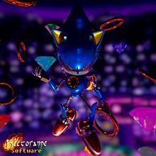 Metal Sonic. Projekt z dziedziny 3D, Projektowanie postaci 3D i  Modelowanie 3D użytkownika Héctor Angulo Pérez - 11.02.2022