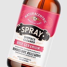 Naturacentric Spray Surface Cleaner Ein Projekt aus dem Bereich Design, Verpackung, Grafikdesign, Lettering, Br, ing und Identität und Produktdesign von Felippe Cavalcanti - 26.01.2021