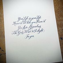 Mi Proyecto del curso: Caligrafía inglesa de la A a la Z. Calligraph project by Ós Camacho - 02.12.2022