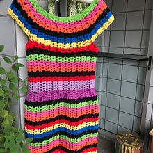 Meu projeto do curso: Técnicas de crochê para criar roupas coloridas. Fashion Design, Fiber Arts, DIY, Crochet, and Textile Design project by monicalopesdesouza63 - 02.12.2022