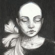 Mon projet du cours : Portrait créatif en clair-obscur au crayon. Ilustração tradicional, Desenho a lápis, Desenho de retrato, Desenho artístico, e Desenho com lápis de cor projeto de Marie Monnerat - 12.02.2022