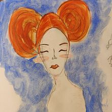 Faces. Watercolor Painting project by michelapuccimossotti - 02.12.2022