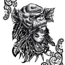 Mi Proyecto del curso: Diseño e ilustración digital de tatuajes con Procreate. Traditional illustration, Graphic Design, Digital Illustration, Tattoo Design, and Digital Drawing project by Jonathan Wladimir Vega Rosas - 02.13.2022