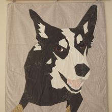 FPP Portrait of Bram's face. Sewing project by Holly Clothier - 02.13.2022