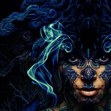THE STRANGE. Traditional illustration, Photo Retouching, and Design project by Angel Alejandro - 02.13.2022