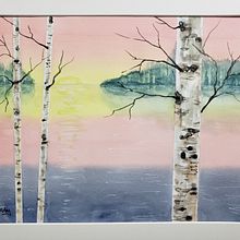 My project in Atmospheric Landscapes in Watercolor  course. Fine Arts, Painting, and Watercolor Painting project by Bobby Venedam - 02.13.2022