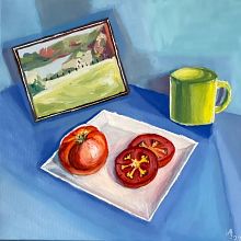 My project in Oil Painting for Beginners course. Een project van  Beeldende kunst, Schilderij y  Olieverfschilderij van Anna-Maria Säntti - 13.02.2022