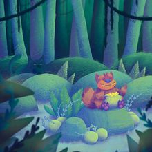 My project in Atmospheric Scenes in Procreate: Paint with Color and Light course . Ilustrație tradițională & Ilustrație digitală de zapytaj_monster - 02.13.2022