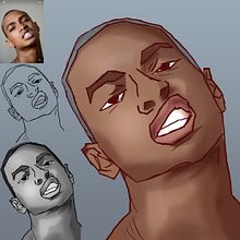 Mi Proyecto del curso: Principios de pintura digital para retratos. Painting, and Digital Painting project by Roberto Alvarado Nava - 02.13.2022