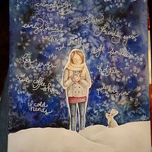 Porträt meiner besten Freundin. Un projet de Peinture et Illustration traditionnelle de Lisa Hille - 24.01.2019