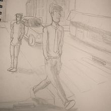 Meu projeto do curso: Fundamentos do desenho de pessoas a partir da imaginação. Un proyecto de Ilustración tradicional, Bellas Artes, Bocetado, Dibujo a lápiz, Dibujo, Dibujo artístico y Dibujo anatómico de nicolaspfreitas - 13.02.2022
