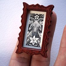 "Pan" Miniature Illustration . Traditional illustration, Drawing, and Woodworking project by Evan Lorenzen - 02.13.2022