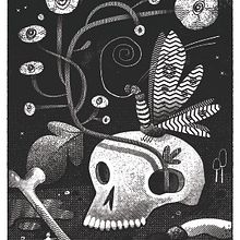 "Keep On Creepin' On" Digital Posters. Design, Traditional illustration, Digital Illustration, Digital Drawing, and Digital Design project by Evan Lorenzen - 02.13.2022