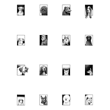 "Dog Breeds" Poster Illustration. Design, Traditional illustration, Ink Illustration, Drawing, and Portrait Drawing project by Evan Lorenzen - 02.13.2022