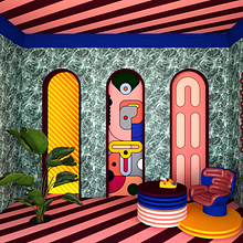 Dreamscenes - NFT digital renders. Interior Architecture, Interior Design, Industrial Design, Furniture Design, and Making project by Mr. Buckley - 02.14.2022