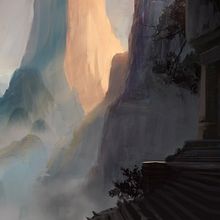Encounter. Traditional illustration, and Concept Art project by Carles Marsal - 02.14.2022