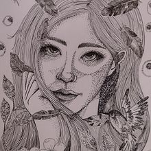 Mi Proyecto del curso: Retrato a tinta con tramas y puntos. Pencil Drawing, Drawing, Realistic Drawing, Figure Drawing & Ink Illustration project by Virginia Daga - 02.14.2022