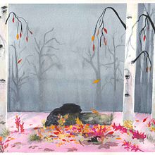My project in Atmospheric Landscapes in Watercolor  course. Fine Arts, Painting, and Watercolor Painting project by Viera Strakova - 02.14.2022