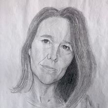 Mon projet du cours : Portrait réaliste au crayon graphite. Un progetto di Illustrazione tradizionale, Belle arti, Bozzetti, Disegno a matita, Disegno, Disegno di ritratti, Disegno realistico, Disegno artistico e Disegno anatomico di Michelle Sarrazin - 14.02.2022