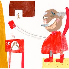 Libro "Los rojos camaradas". Editorial SM. Traditional illustration project by Natalia Gurovich - 02.14.2022