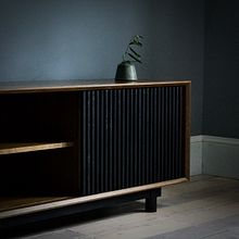 Auckland Media Cabinet. Furniture Design, and Making project by Sandy Buchanan - 02.15.2022