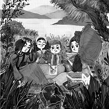 Little Women. Un progetto di Illustrazione digitale, Illustrazione infantile, Illustrazione editoriale, Illustrazione tradizionale, Disegno, Disegno digitale e Pittura digitale di Marta Ronci - 15.02.2022