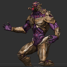 Il mio progetto del corso: Modellazione con ZBrush: dalla concept art alla creatura finale. Un progetto di 3D, Modellazione 3D, Videogiochi, Arte concettuale e Character design 3D di adamodanilo90 - 15.02.2022