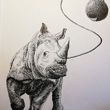 Puissance de la légèreté. Projekt z dziedziny Tradycyjna ilustracja, Rysunek ołówkiem,  Rysunek, Rysunek realistyczny,  Rysunek artystyczny i  Rysunek atramentem użytkownika gérard cheirézy - 15.02.2022