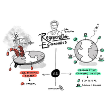 Regenerative economics visual capture. Drawing, and Digital Drawing project by Hermen Lutje Berenbroek - 07.01.2021