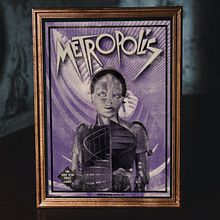 Metropolis - Alternative movie poster. Screen Printing, and Poster Design project by Grzegorz Baczak - 04.24.2020