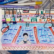 My project in Exploratory Sketchbook: Find Your Drawing Style course. Un progetto di Illustrazione tradizionale di Oksana Zahharova - 15.02.2022