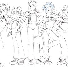 My project in Drawing Manga Characters from Scratch course. Traditional illustration, Character Design, Comic, Pencil Drawing, Drawing, and Manga project by Nilton Costa - 02.15.2022