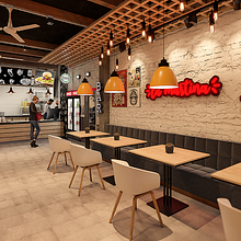 La Martina - Gastrobar. Un proyecto de Diseño, Diseño de interiores, Interiorismo, Arquitectura interior y Decoración de interiores de Andres Camilo - 16.02.2022