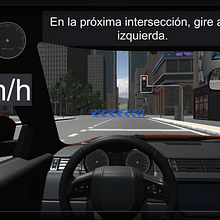 Simulador de conducción en Realidad Virtual. Game Design, Game Development, Programming, UX / UI, 3D, Education, Game Design, and Multimedia project by Pablo Expósito Aramendía - 02.16.2022