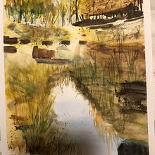 My project in Natural Landscapes Daniel " Pito" Campos course. Artes plásticas, Pintura, e Pintura em aquarela projeto de nive57 - 16.02.2022