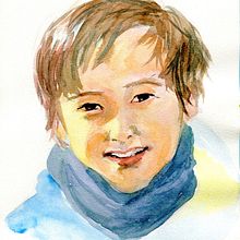 My project in Artistic Portrait with Watercolors course. Un progetto di Belle arti, Pittura, Pittura ad acquerello e Disegno di ritratti di Momoko Przewlocki - 16.02.2022