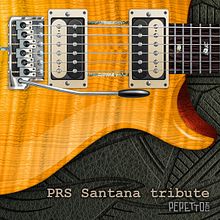 PRS Santana Tribute. Ilustração tradicional e Ilustração vetorial projeto de Pepetto - 16.02.2022