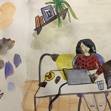 My project in Exploratory Sketchbook: Find Your Drawing Style course. Traditional illustration, Sketching, Creativit, Drawing, Watercolor Painting, Sketchbook, and Gouache Painting project by Florencia Scervino - 02.15.2022
