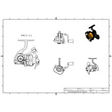 MODELO 3D/DESPIECE DE CARRETE DE PESCA . Un proyecto de Diseño, Diseño industrial y Diseño de producto de Cristian Vásquez - 16.02.2022
