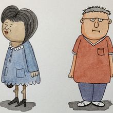 Mr n’Mrs Glenno54. Un projet de Illustration traditionnelle, Conception de personnages, B , et e dessinée de Glenn Morgan - 16.02.2022