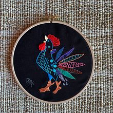 Mon projet du cours : Techniques de broderie : illustrer avec un fil et une aiguille. Embroider, and Textile Design project by Christine Belin-Munier - 02.17.2022
