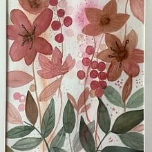 Mon projet du cours : Aquarelle florale créative : renouez avec la nature. Traditional illustration, Painting, Watercolor Painting, and Botanical Illustration project by Annie Gachet - 02.17.2022