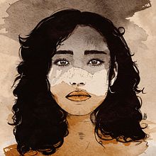 Mein Kursprojekt: Digitale Aquarellillustrationstechniken. Traditional illustration, Digital Illustration, Watercolor Painting, Portrait Drawing, and Digital Drawing project by lenalienne - 01.31.2022