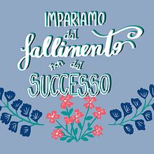 Il mio progetto del corso: quote successo . Een project van Kalligrafie, Instagram y Digitale belettering van sere_martignoni - 11.02.2022