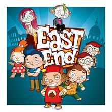 EAST END - LOCANDINA. Un projet de Design , Illustration traditionnelle, Illustration vectorielle, Cinéma , et Conception d'affiches de Andrea "Criki" Parisi - 17.02.2022
