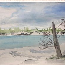 My project in Atmospheric Landscapes in Watercolor  course. Fine Arts, Painting, and Watercolor Painting project by carolelstewart - 02.17.2022