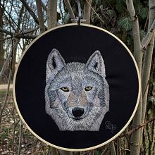Mon projet du cours : Peinture à l’aiguille pour débutants. Embroider, Naturalistic Illustration, and Textile Design project by Christine Belin-Munier - 02.17.2022