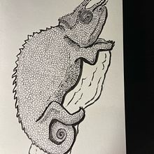 Camaleão. Un progetto di Sketchbook di Luana Cristina dos Santos Honorato - 15.02.2022