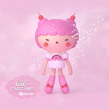 Meu projeto do curso: Criação de personagens Kawaii em 3D com Blender Ein Projekt aus dem Bereich Traditionelle Illustration, Design von Figuren, Digitale Illustration, 3-D-Modellierung und Manga von Taynara Lima - 18.02.2022